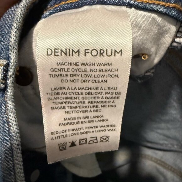 Aritzia Denim Forum The Arlo High Rise Straight Jean size 25 - Picture 9 of 9